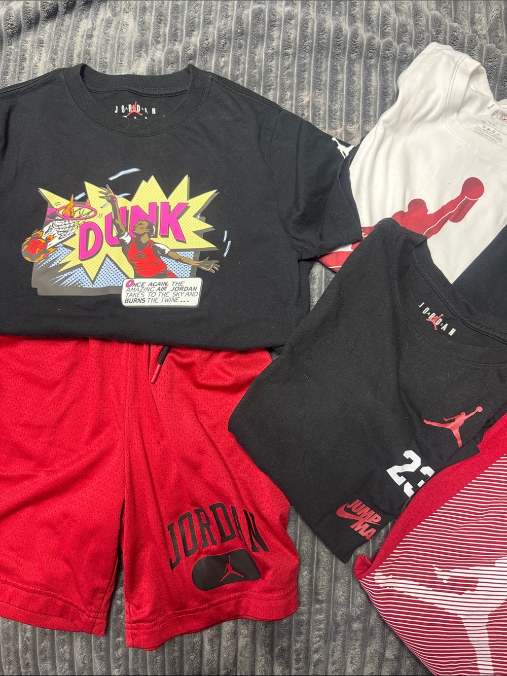 Jordan boys Bundle  shirts /shorts